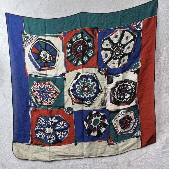 Missoni Accessories - Missoni Scarf Geometric Floral Colorful Designer Abstract Art To Wear
